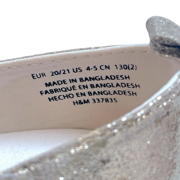 099 H&M Gold Ballet Flats - Picture 10 of 10